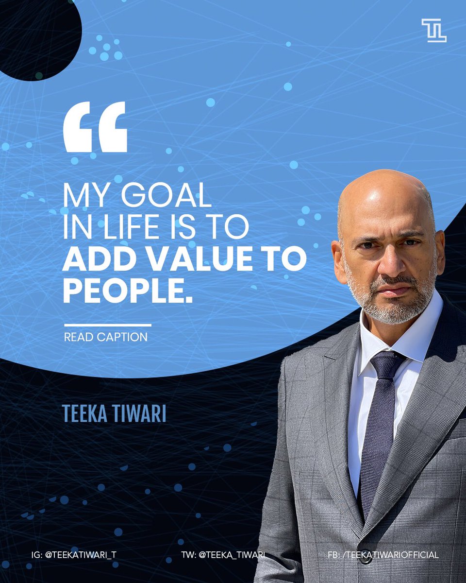 I discovered that my goal in life had to first focus on adding value to other people. I had to learn to trust that value would flow back to me as a byproduct of me adding economic value to others. And since I started pursuing this new mental model, my wealth exploded even higher.