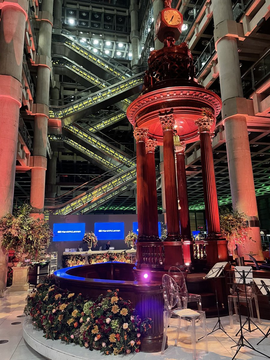 jasongroves's tweet photo. All in readiness to celebrate @MarshMcLennan’s 150th anniversary tonight @LloydsofLondon. #MM150 https://t.co/SZXBbY59gs