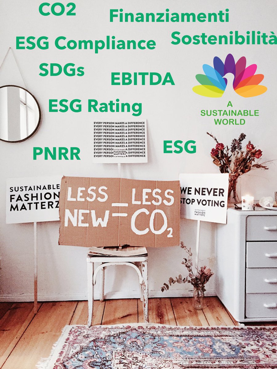 🌱🎙 Save The Date 🌱lunedì 22 Novembre 🎙🌱
>>> asustainableworld.it/eventi
A Milano, solo per Imprenditori e Imprese, in presenza, sveleremo il Tema Sostenibilità per lo sviluppo dell'Impresa con focus su EBITDA e Bene Comune... impossibile mancare 
>>> asustainableworld.it/eventi
#ESG