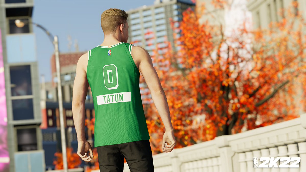 NBA2K's tweet photo. #NBA75 jerseys are now available in The City and will drop tomorrow in Current-Gen 🎽

Which team are you repping? https://t.co/5qCUoDlpcw