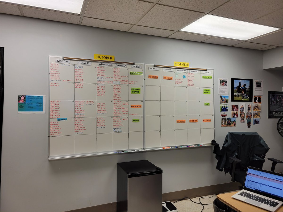 Where the magic happens! My #ActivateSPS session on Credit Recovery &amp; MO-Op At-Risk Collaboration took me to  <a href="/DarrinAnkrom/">Darrin Ankrom</a>'s classroom <a href="/CentralBulldog/">Central High School</a> this morning. I've admired Darrin's work for years and really enjoyed hearing his why and seeing his space in person today.