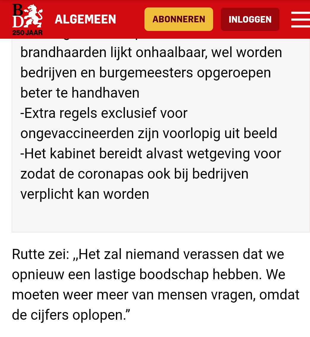 Toch opgelucht dat er wederom niemand wordt verast