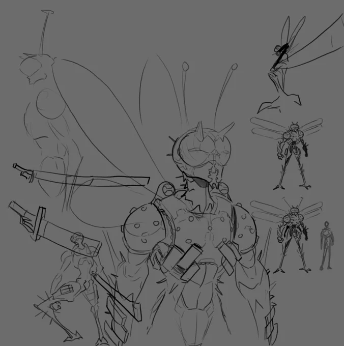 Dragon fly samurai 
