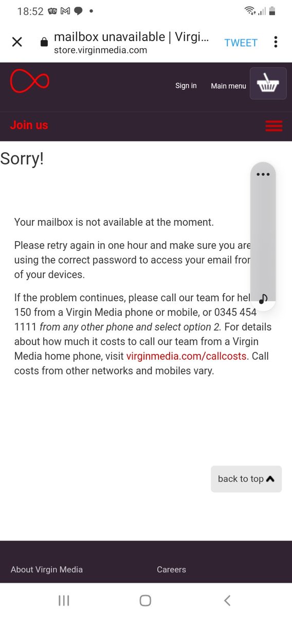 Glamglass's tweet photo. @virginmedia No https://t.co/i7WGsSfYQv