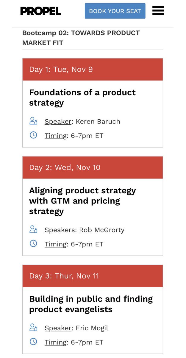 propelcommunity's tweet photo. Next week, our product market fit bootcamp gets started🕺

Who's up first? Keren Baruch, Group Product Manager - Creator Strategy @LinkedIn. We'll cover early product vision, mission, and experimentation

Tickets available now &amp; bring a friend for free! https://t.co/rI3bEan3sX https://t.co/yymeBsX1fa