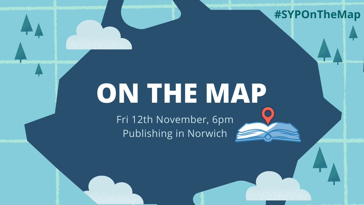 SYP_UK's tweet photo. Join us for our next On The Map event! 

This time we’re speaking to publishing professionals in NORWICH, with an emphasis on indie publishing (we’re very excited about it). 

Stay tuned to find out which guests will be joining us. 

Book your ticket now: https://t.co/IBg0cWzDsT https://t.co/RiX2Kj6Sib