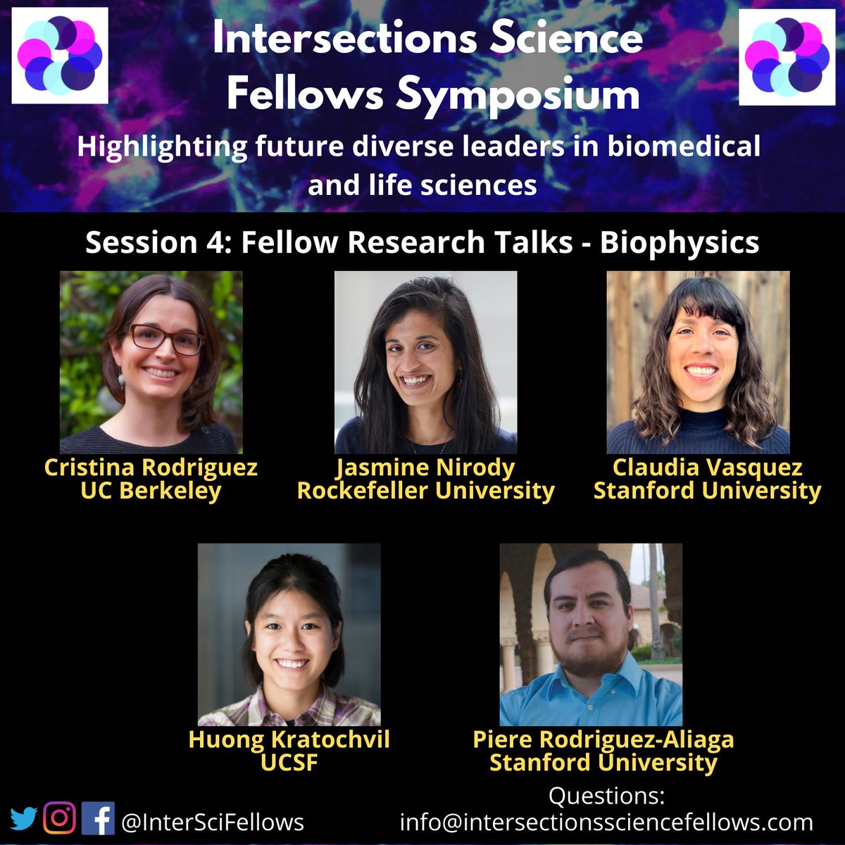 We thank all the speakers from the genetics and genomics session, covering topics from plants to wolbachia to mosquitoes. Next session will have speakers from the area of Biophysics.