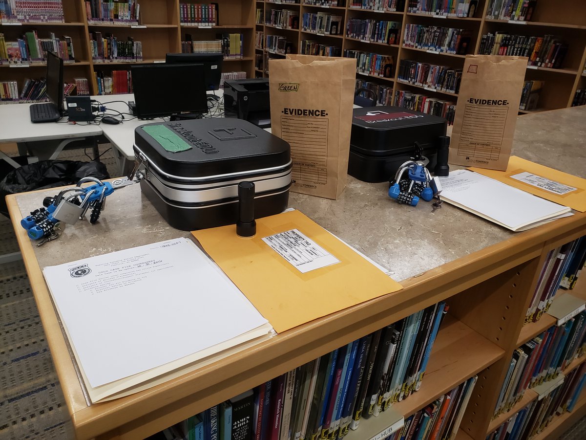 RMSWavePride's tweet image. RMS library preparing for Tell Tale Heart escape room activity!  Stay tuned...