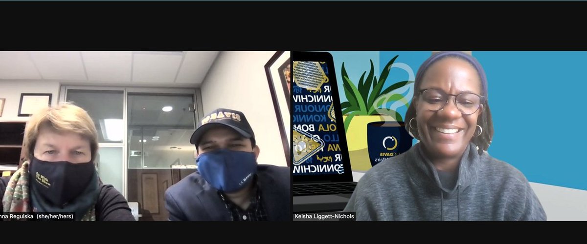 dev_333's tweet photo. @UCDavis #UCDavisJobShadow Program @UCDavisGlobal @UCDavisFUTURE @UCDavisGrad
@UCDavis_CEE @UCDavisICC
The #newnormal: #inperson #maskup @Zoom: #Planning #budget #staffing #decisions #making in just 30 minutes. ;) https://t.co/7m8QkVAf8Y