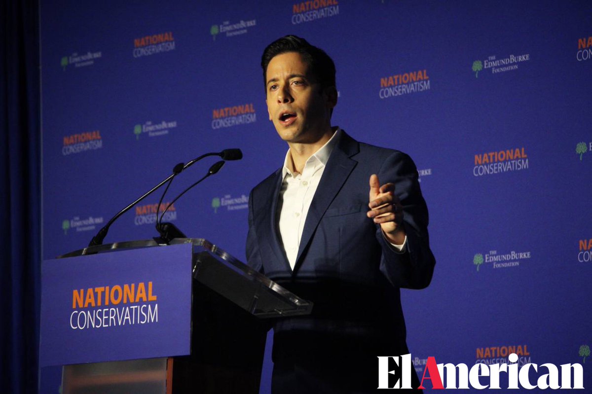 Voz_US's tweet photo. 🎙️#NatCon | @michaeljknowles at @NatConTalk: “The free speech movement at #Berkley did not lead to a free era of speech, it lead to cancel culture”

#NationalConservatism2021 #NationalConservativeConference https://t.co/8JvJXS7G5a