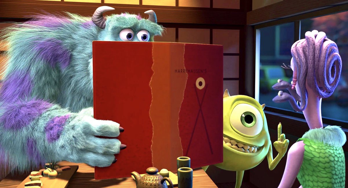 CuartaParedCine's tweet image. Hoy se cumplen 20 años del estreno de Monstruos, S.A.