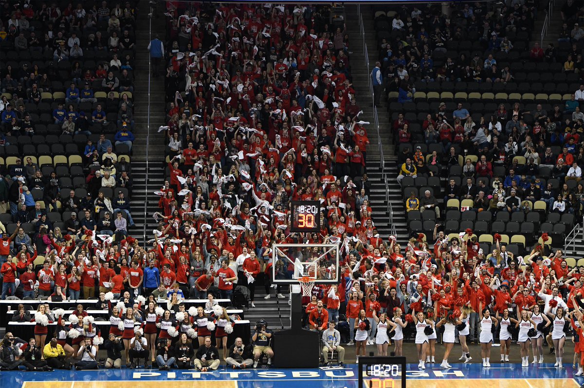 The wait is almost over. 1 week until The Red and Blue Crew can show up in full force at our brand new arena. 

It’s a new era for The Crew. We need all Duquesne students fired up and ready to go on Tuesday Nov 9 for the <a href="/DuqMBB/">Duquesne Basketball</a> opening game! 

 #GoDukes🎩