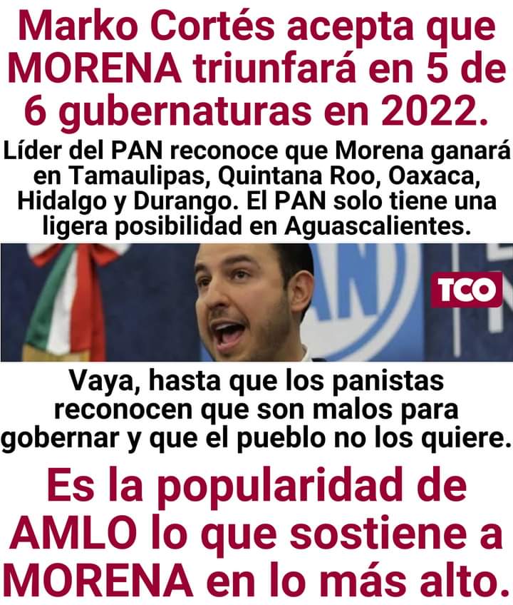 BONOIsrael's tweet photo. NO HAY MAS!!
Filtran audio de Marko Cortés aceptando que PAN solo puede ganar 1 de 6 gubernaturas en 2022.
https://t.co/EjJySQCWPi https://t.co/SMdpdnV8Xv