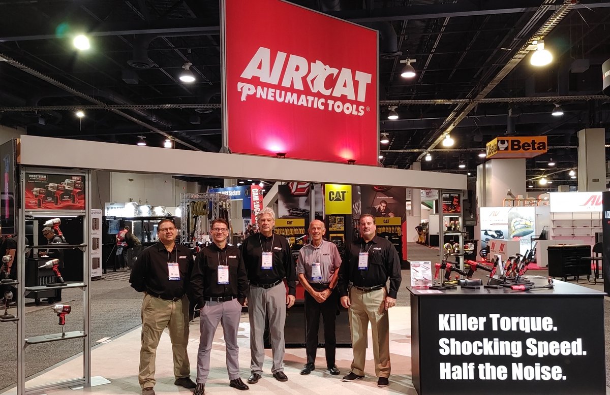 AIRCATUSA's tweet photo. SEMA 2021 is underway! Visit the AIRCAT Team at Booth #37107

#SEMAShow2021 #sema #Vegas #aircat https://t.co/WgNzG2sKt8