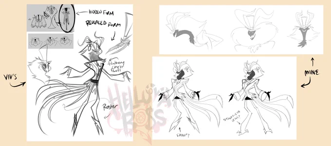 I describe this process like a "frankenstein" thing, where Viv takes elements she liked from all our exploration and mixes them all! Resulting on a new pass, then I usually give her more options&amp;ideas based of what she does. We repeat this step over and over 