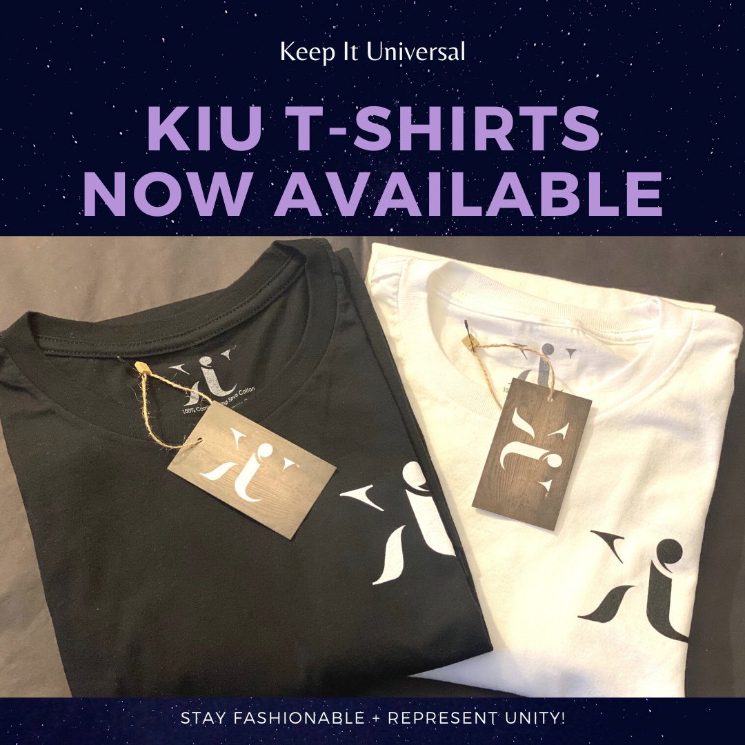 KeepUniversal's tweet photo. Represent unity and join us in wearing our new KIU t-shirts 🤝👕
.
.
#musicislove #trendingmusic #youtube #acceptance #unity #keepituniversal #universallove #art #community #galaxy #purelove #music #love https://t.co/Q3wUzTmF93