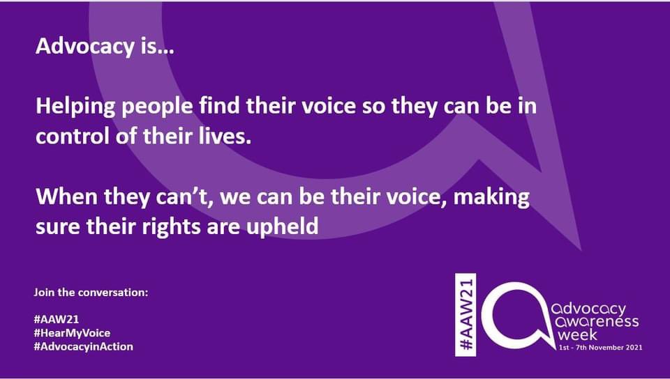 slinstinct's tweet photo. #AAW21 Advocacy Awareness Week day 2, 2 little stories for you #ActioninAdvocacy @NDTicentral @BarristerSecret https://t.co/E23Jnu19VM