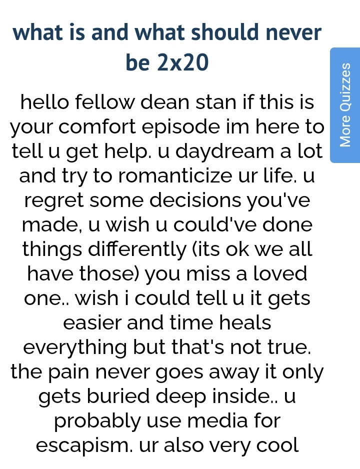 AyeWriteCara's tweet photo. @loverdeans I feel very attacked https://t.co/VnZXJLIjCa