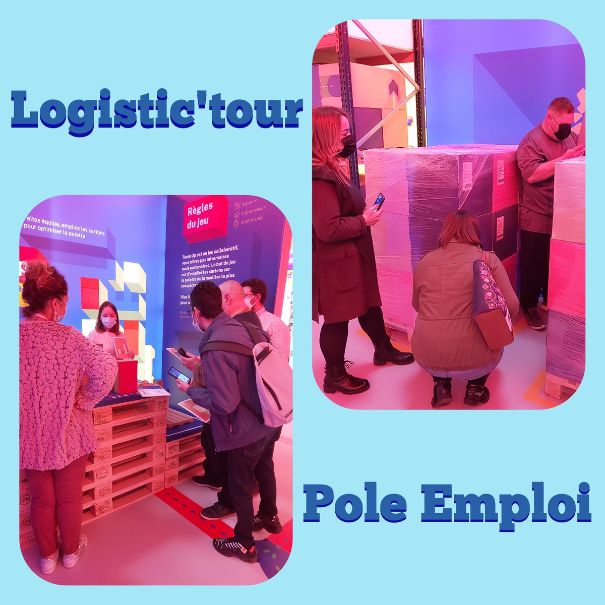 laetitia_veys's tweet photo. 🔊#Lutter contre les #tensions de recrutement avec le #logisitictour et les agences #PoleEmploi.
👉15 demandeurs d'emploi sont venus découvrir le secteur cet apm et rencontrer des #employeurs d' #HéninBeaumont  et de #carvin 
@poleemploi_HDF @pole_emploi https://t.co/hIGdJxXuc6