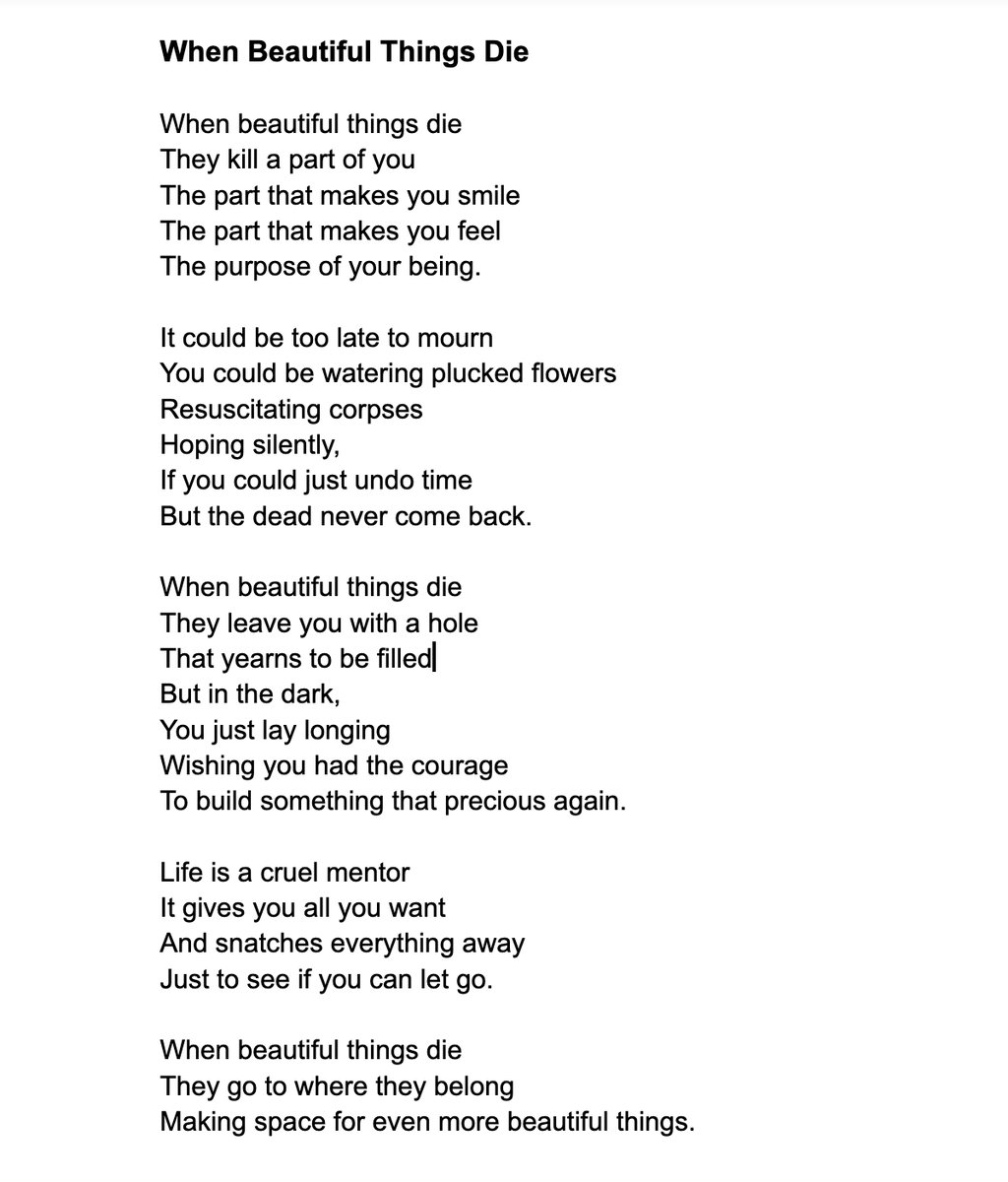 neetimsina's tweet photo. When Beautiful Things Die :) https://t.co/C8VF42XV0l