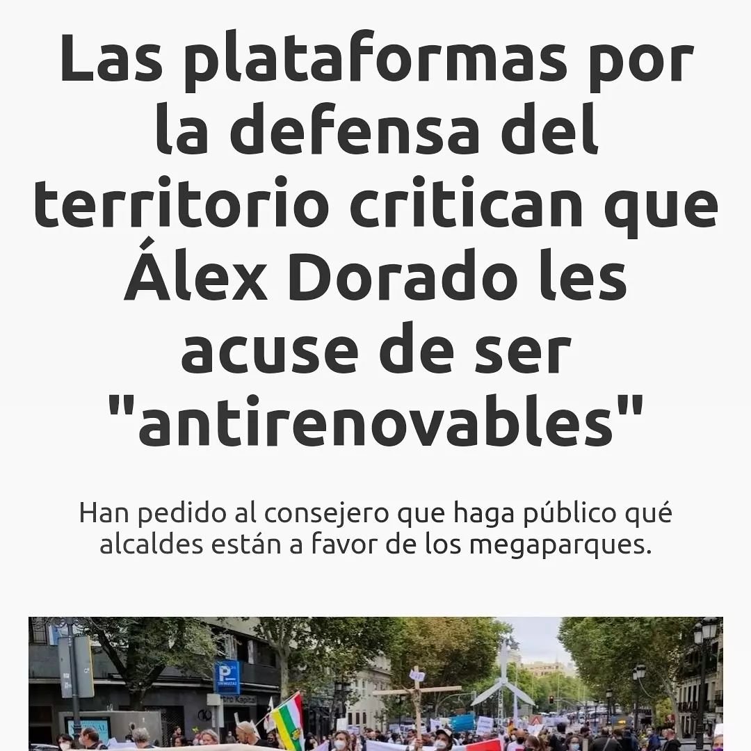 ProgresoRioja's tweet photo. https://t.co/N1ko6OSShX
@DoradoAlex @EvaHita @ConchaAndreu 
#RenovablesSÍperoNOasí
#LaRiojaNOsevendeLaRiojasedefiende
#LARIOJAinSOStenible
#TRAnsICIÓNecológica
#LuchamosContraGigantes
#DesdeLosVallesdeOcónJuberayAltoCidacos
#DefendamosNuestroTerritorio
#JuntosLoParamos https://t.co/Exro5inf5B