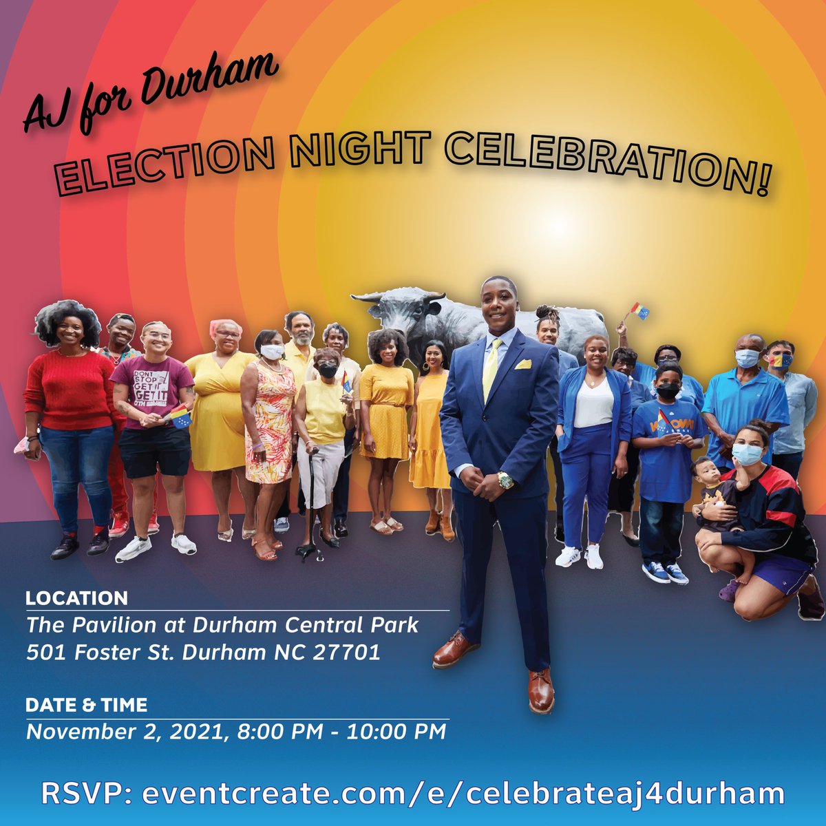 AJforDurham's tweet photo. Y’all ready to party https://t.co/iIenap0wSG