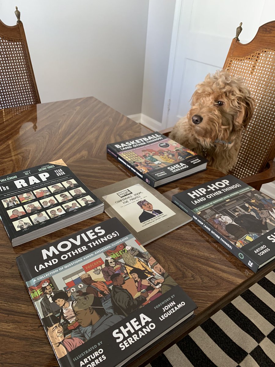 Steven_Rdz's tweet photo. I bet this is what Popovich feels like when he looks at his 5 rings. @SheaSerrano https://t.co/8DcFtNRRpn