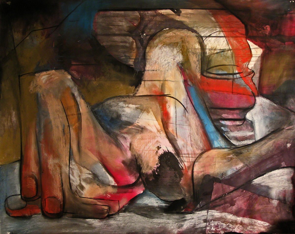 TheoChron's tweet image. Gas is crazy so I will share more than a decade of painting for your eyes only.
These are my "Qualia" 2010-present.
They are hybrids in every way: a fusion between abstract and figurative, between drawing and painting and more recently between digital and physical...