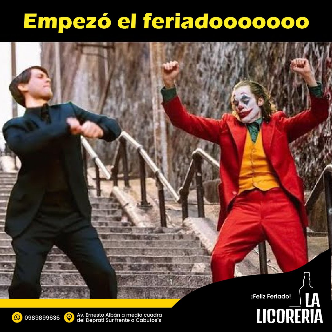 Lalicoreria1's tweet photo. 😃Cuando más cerca está de acabar algo bueno, justo en ese momento, es donde deseamos aprovecharlo mucho más 🤭🤭🤭
😃Desde hoy comienza el verdadero feriado, vengan a beber como si no hubiera un mañana 🤙
.
.
.
.
.
.
.
.
#Cabutos #cabuto #cabu #cabut #cuenca #ecuador🇪🇨 #trago https://t.co/qI9E17WZIr