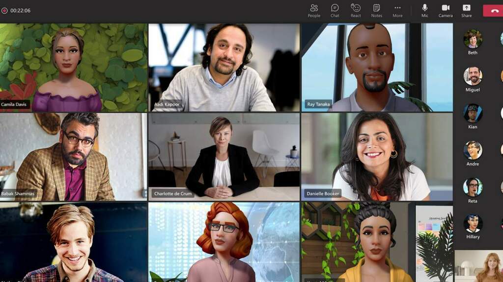 virtualnsanity_'s tweet photo. Microsoft’s Mesh for Teams lets 3D avatars be you on video calls https://t.co/ydG8GqacBN #virtualreality #htcvive #vr #steamvr #valve #oculusrift #oculus https://t.co/pqde7isupG