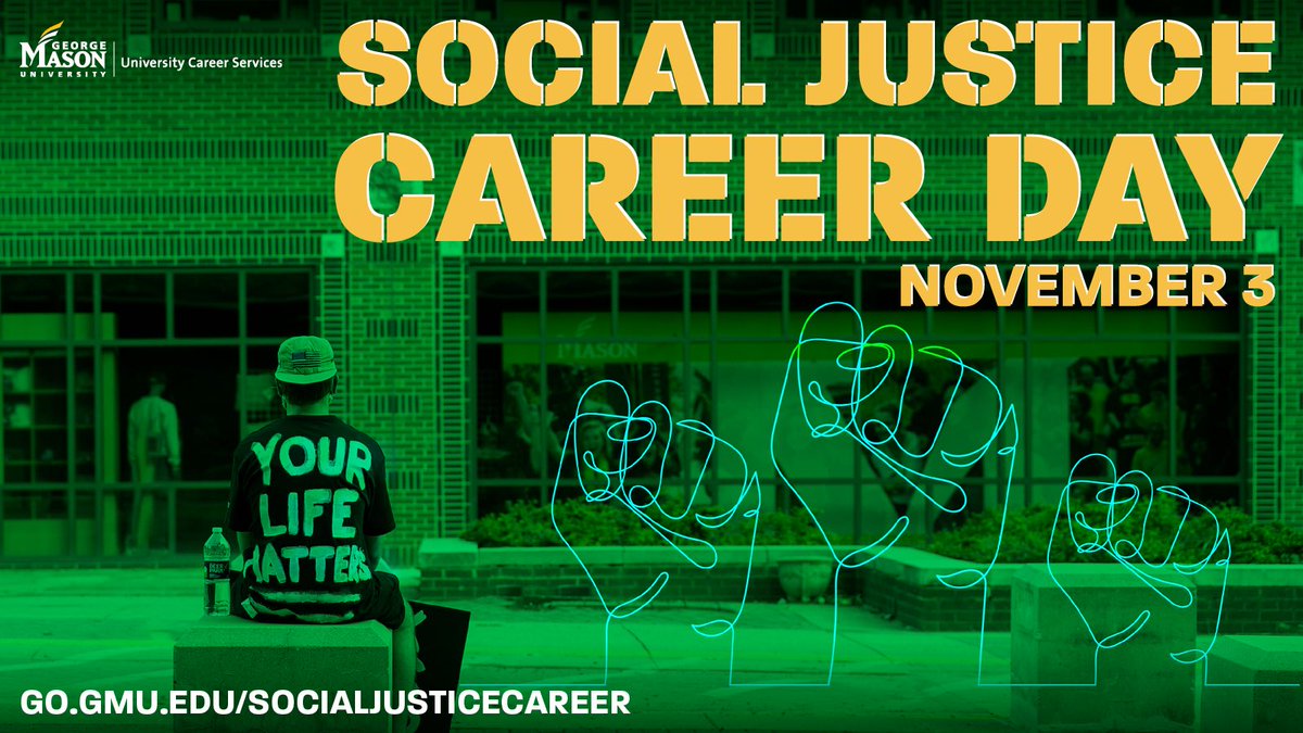 💚💛 Tomorrow! Visit go.gmu.edu/socialjusticec… for details...