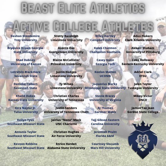 BeastElite4L's tweet photo. Thankful for all the talented student athletes that’s competed for Beast Elite 7v7. Many more scholarships, trophies, and end zone celebrations on the way 💪🏾💪🏾 #Year5Loading ⭐️⭐️⭐️⭐️⭐️🏆🏆 https://t.co/GIKaPl9sS3