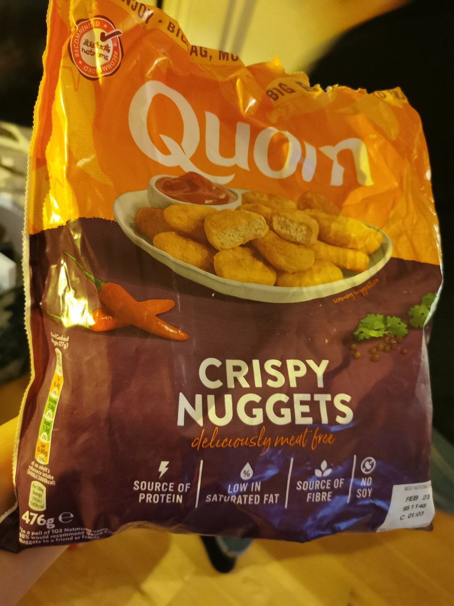 lucyreckons's tweet photo. @QuornFoods @Tesco absolutely rancid, bitter tasting Quorn Nuggets bought in Tesco Hove this afternoon. V disappointing. Please investigate, recall the batch and refund us, someone could get very ill 🙏🤢 https://t.co/C5gc0u4nKV