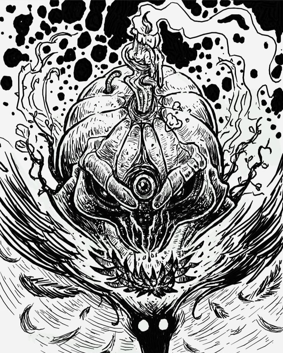 ForeverZeroDrac's tweet image. 🎃 Pumpkin with candle 🕯and crow 🦅 for Sketchtober on the #edding_wall_of_fame.

#eddingwalloffame #sketchtober2021 #Sketchtober #eddingmarker #edding #inktober #pumpkin #crow #candle #spooky #halloween  #hallowenart #halloweenartwork #SebF #ForeverZeroDragon