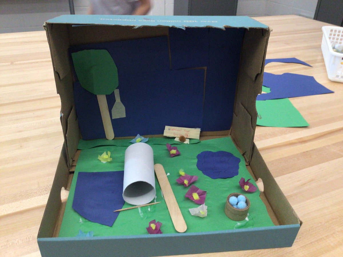 bjrath's tweet photo. Riverview 3rd graders promoting the importance of honeybees with their bee habitats. @isd748 #RugRaths https://t.co/KAMAeeW6vn