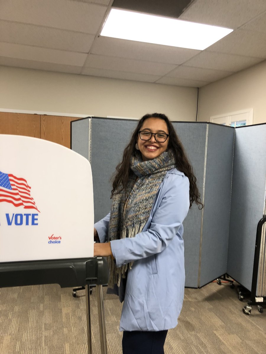Just voted at my home precinct in Causeway! It was so special to have my family join me in voting. 

I know we’re ready to #flipthe56 and hope you are too!! 

Polls are open until 7!