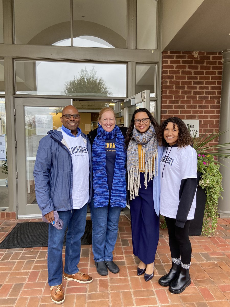 Lockhartfor56's tweet photo. Just voted at my home precinct in Causeway! It was so special to have my family join me in voting. 

I know we’re ready to #flipthe56 and hope you are too!! 

Polls are open until 7! https://t.co/RnTDhWQEco