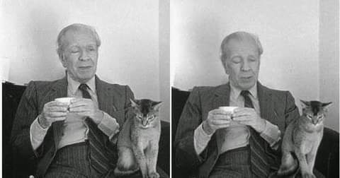 literlandweb1's tweet photo. "Me gustan los relojes de arena, los mapas, la tipografía del siglo XVIII, las etimologías, el sabor del café".
Jorge Luis Borges. https://t.co/Up98vjYrtk