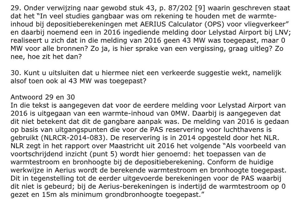 Jan_Salden's tweet photo. Dem. minister @Barbara_Visser1 erkent in antwoord op vragen van @LammertvanRaan impliciet dat onder het PAS een dubbele stikstofboekhouding voor de luchtvaart is geconstrueerd: https://t.co/VX3T2XMwlj