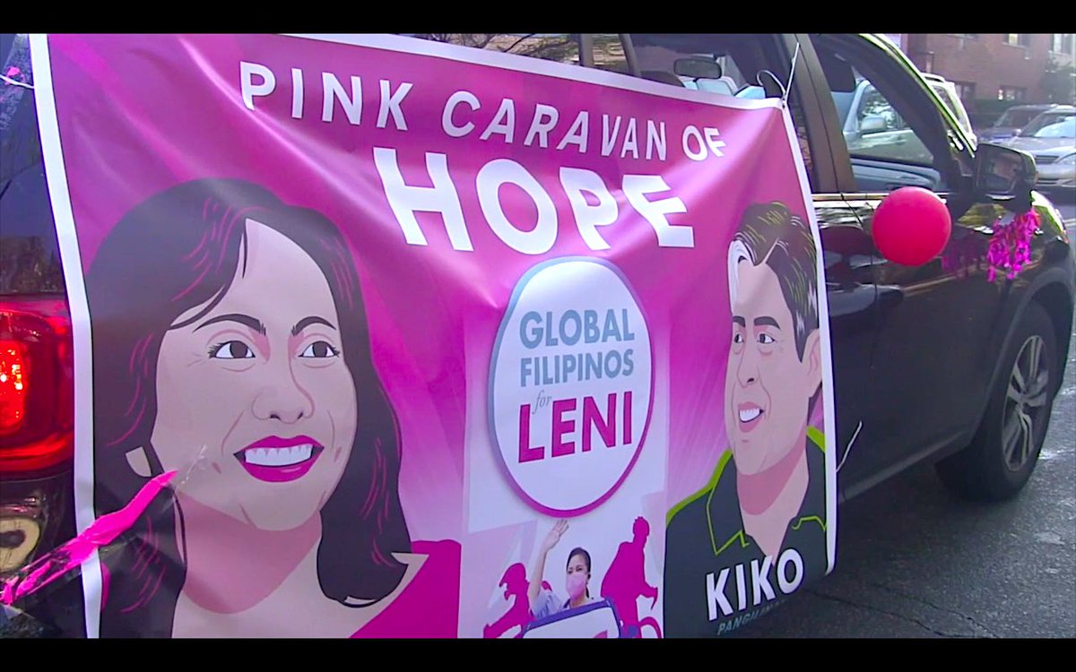 KababayanTV's tweet photo. Robredo Pangilinan Tandem 'Pink Caravan of Hope' Goes to New York City https://t.co/8iWj5mkgUX https://t.co/v0nLd9qL1e