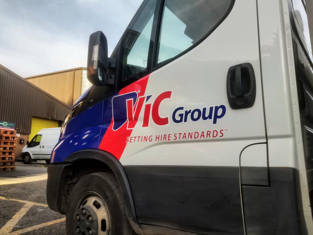 grssignscouk's tweet photo. #partialwrap for @VicHire using @ArlonGraphics #slxpluswrap #vehiclewrapping #vehiclebranding #printedgraphics #ivecodaily #planthire https://t.co/TAtmkoK9Gc