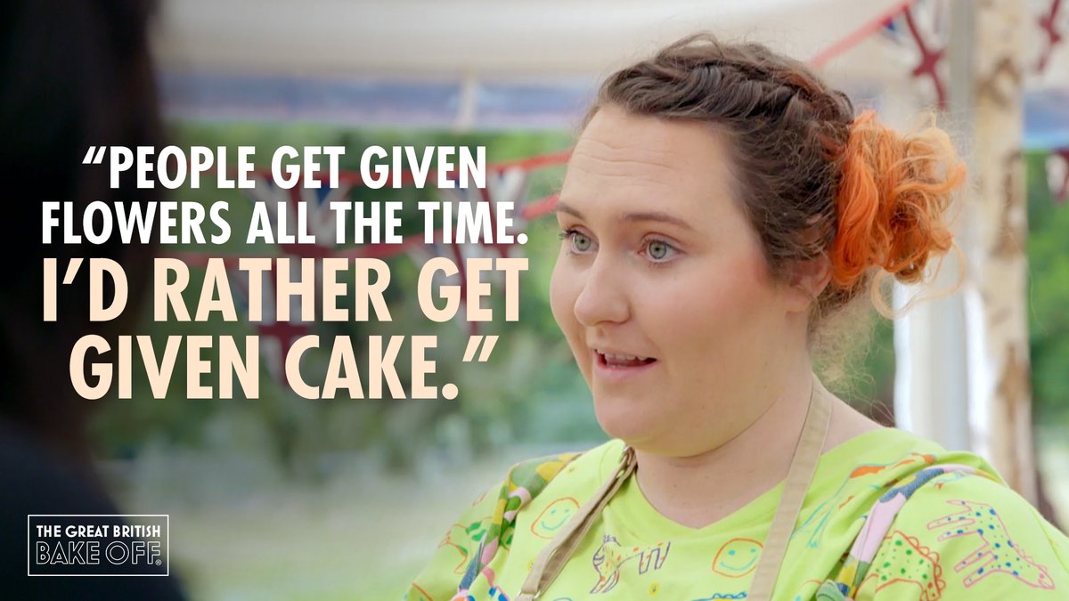 BritishBakeOff's tweet photo. Same, Lizzie. Same. #GBBO https://t.co/fwBIipOJKi