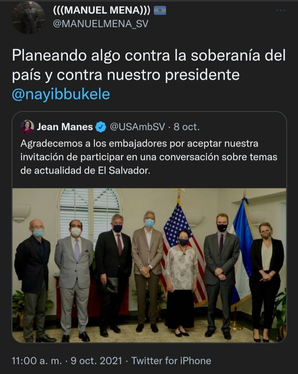 amadeo1980's tweet photo. Menos mal que Manuel Mena recién nombrado Juez de Paz de San Luis del Carmen , Chalatenango , no tiene vinculación política con nadie .

@MANUELMENA_SV ya eliminó su cuenta de TW , pero no su idolatría por el dictador . https://t.co/ElszKJmlhw