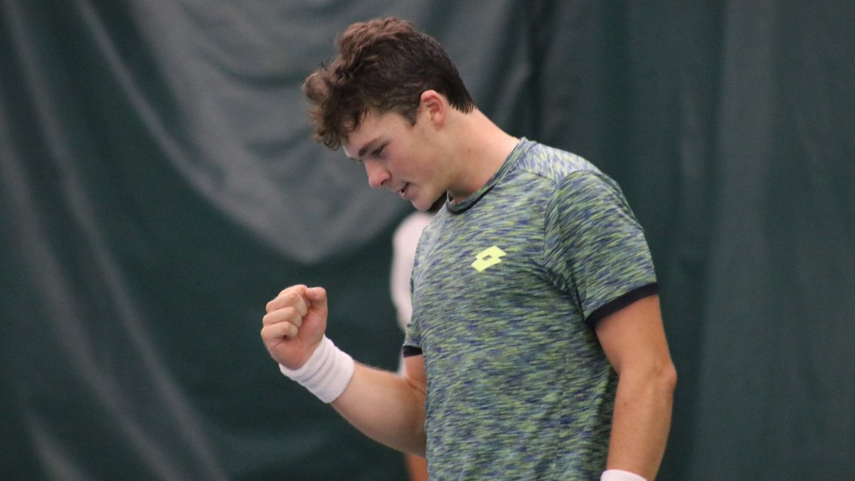 UVAMensTennis's tweet photo. ON TO THE SECOND ROUND!!!
@mooonteeess tops No. 279 Peter Polansky 6-3, 4-6, 7-5 (5) to advance to the 2nd round of the @CMPChallenger #GoHoos⚔️ https://t.co/XJp9qKrhxX