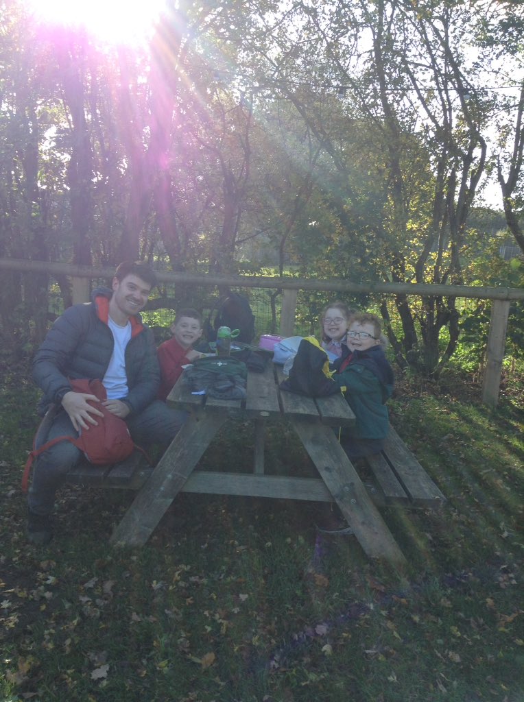 We enjoyed our lunch in the sunshine!