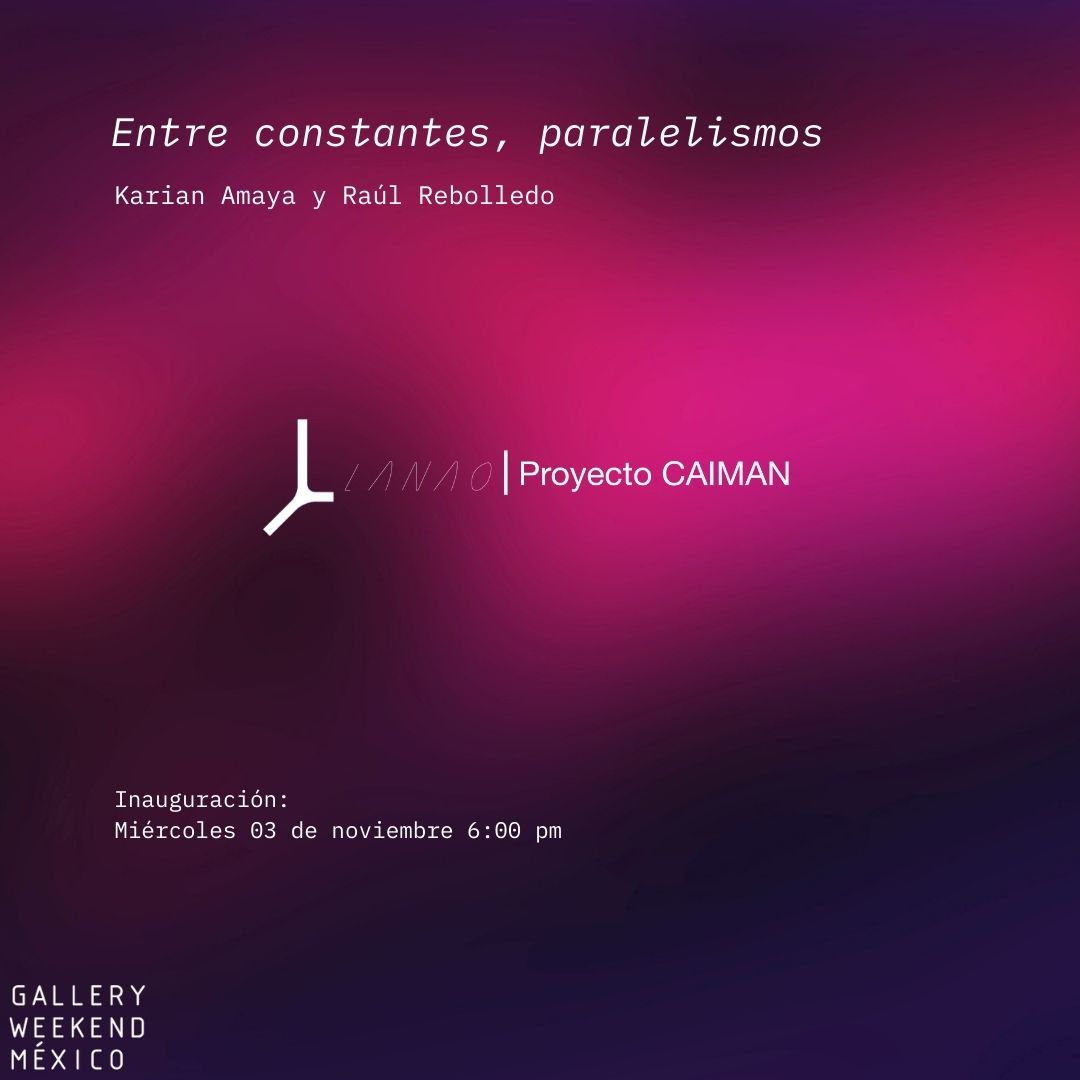 artindf's tweet photo. Este miércoles 03 de noviembre inauguración en La Nao a las 6:00 pm como parte de @gwmexico 
Exposición de Karian Amaya y Raúl Rebolledo  en colaboración con Proyecto Caiman.
#galeria #artistas #exposición #arte #la_nao #inauguración https://t.co/0GoqMAwvTu