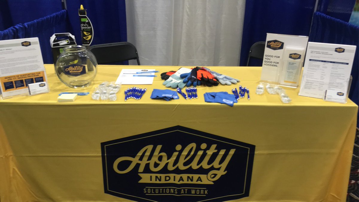 AbilityIndiana's tweet photo. If you're attending the Indiana Park &amp; Recreation Association Conference in Muncie, we invite you to stop and learn about the Ability Indiana Program at booth 57. https://t.co/tc5PBvuOxQ