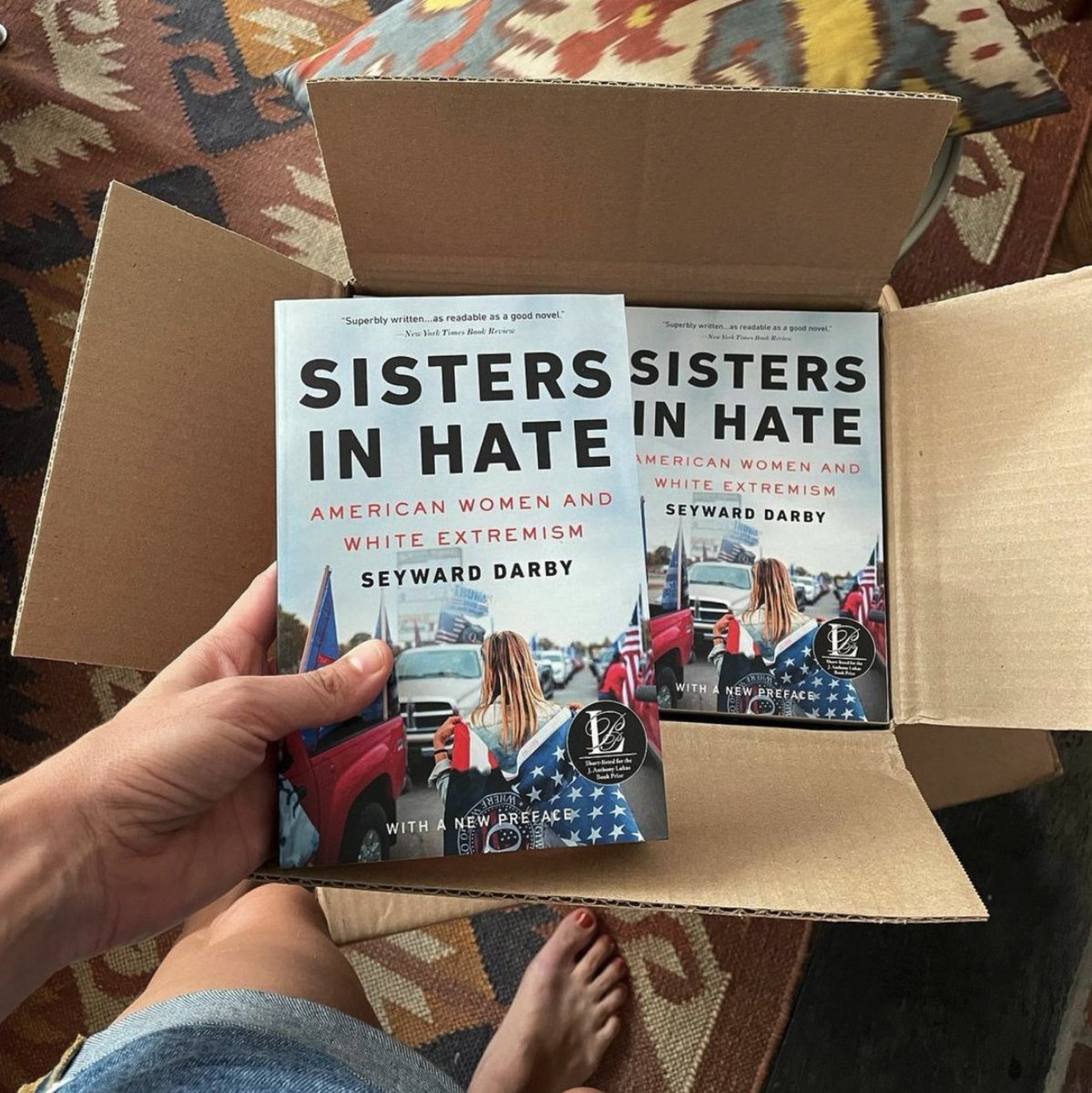 wellesleySV's tweet photo. Book Club happening tomorrow! 

All @wellesleyalums are welcome. RSVP to Suzanne Attenborough for Zoom information at WCSVBookClub@gmail.com 

#bookclub #reading #wellesleycollege #wellesley #wellesleyalumnae #wellesleyalums 

(photo from @seywarddarby, this month’s author) https://t.co/Wf9LAzjZOQ