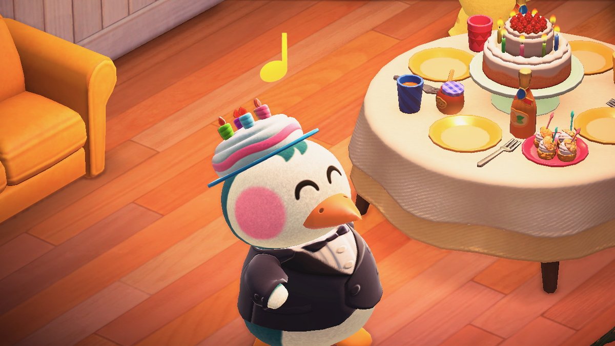 NightsRune's tweet photo. BBQ Dad of my islands birthday! #AnimalCrossing #ACNH #NintendoSwitch https://t.co/h9eSBR0q66