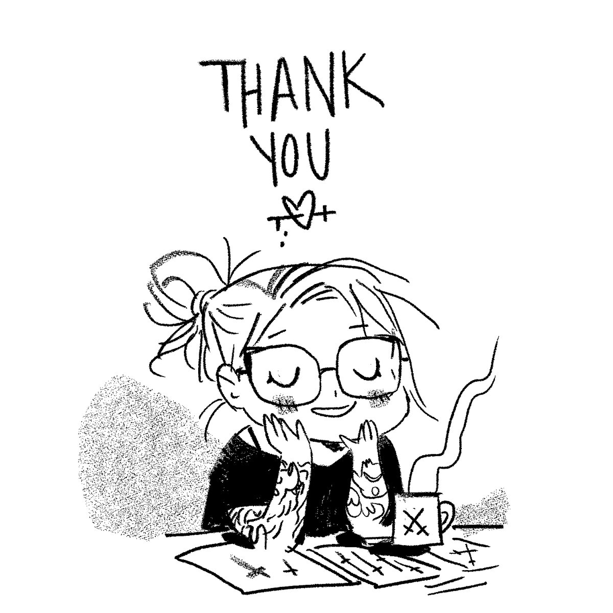 beckycloonan's tweet photo. Big, fuzzy, warm THANK YOU for all the support yesterday! We wouldn't be able to keep @ComicsMystery going if it wasn't for your enthusiasm and encouragement. Sending love and magic blades to all!!🖤⚔️✨ https://t.co/Vbx132T25U